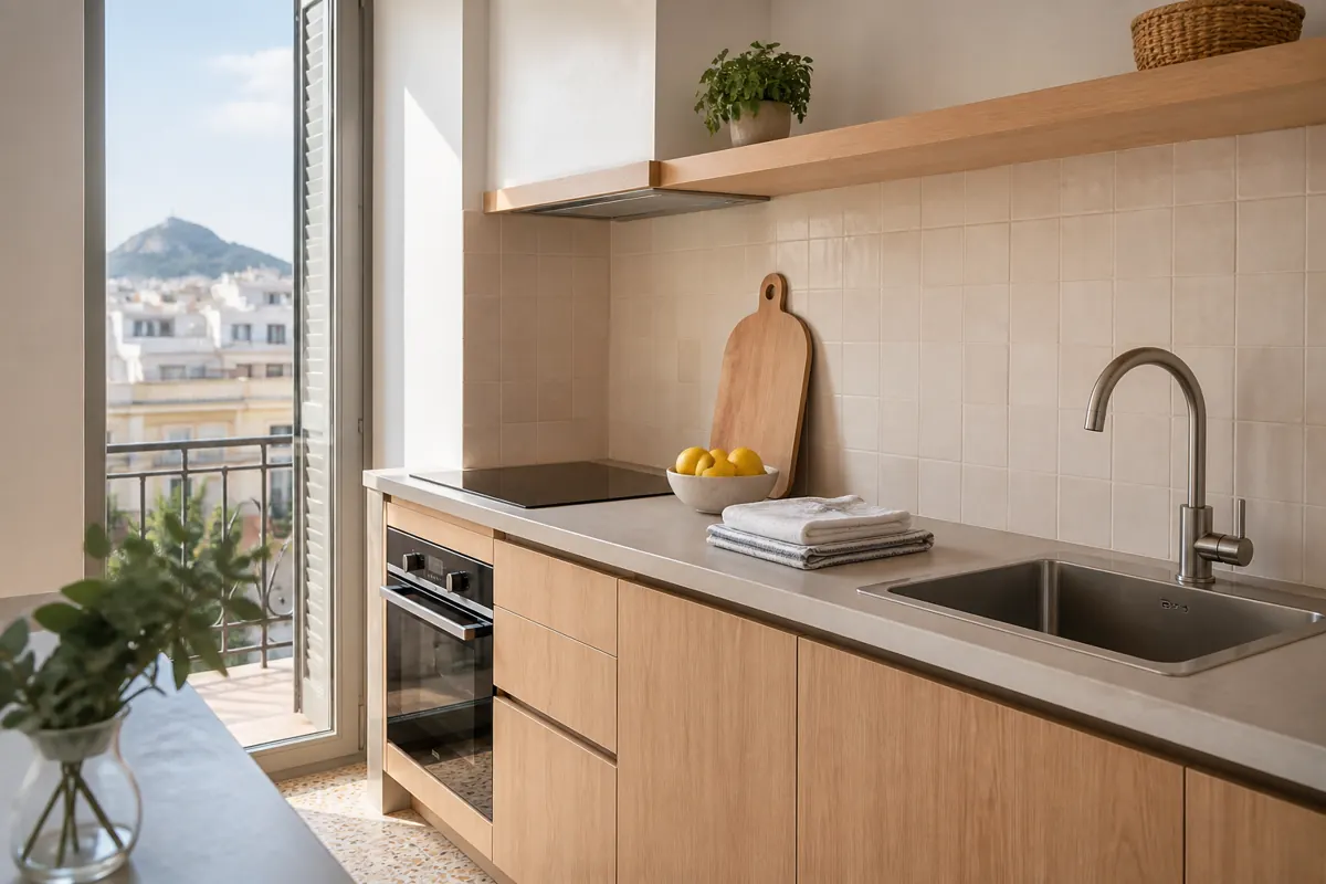 Olive House kitchen